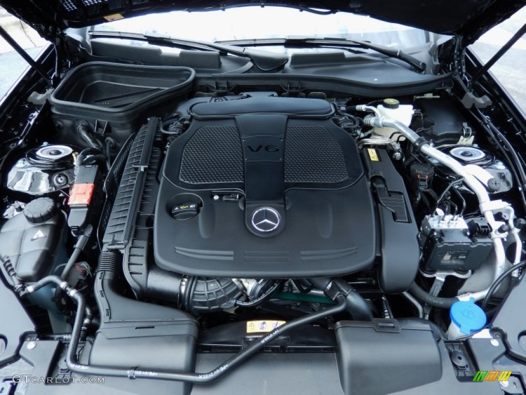 2014 Mercedes-Benz SLK 350 Roadster 3.5 Liter GDI DOHC 24-Valve VVT V6 Engine Photo #85319042