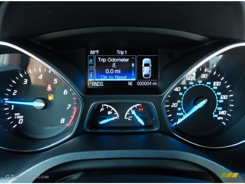 2014 Ford Escape Titanium 2.0L EcoBoost Gauges Photo #85319129