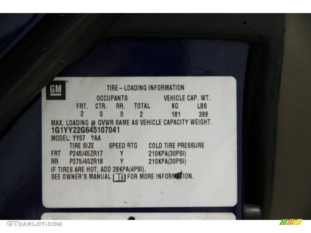 2004 Corvette Coupe - LeMans Blue Metallic / Shale photo #22