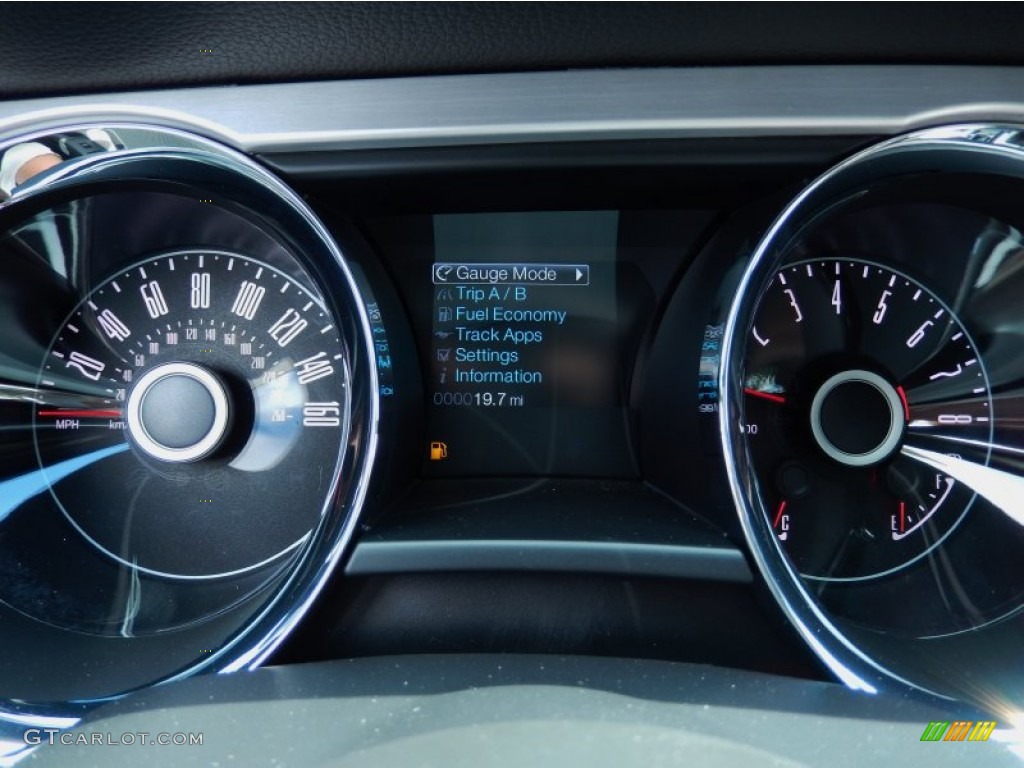 2014 Ford Mustang V6 Premium Convertible Gauges Photo #85319411