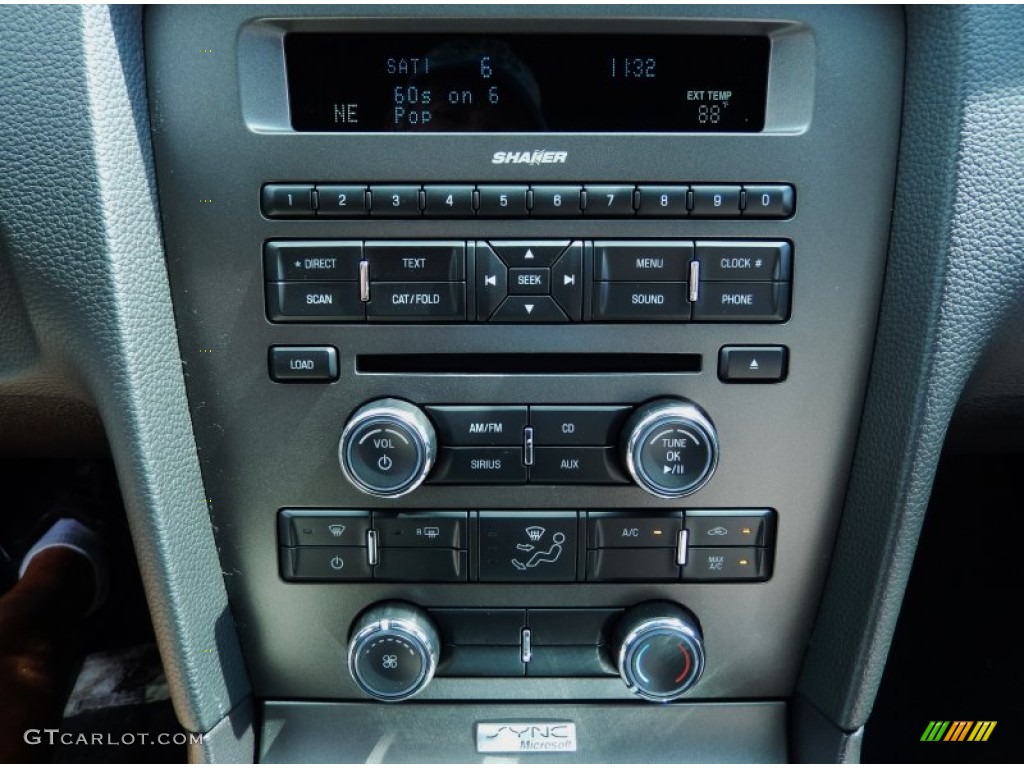 2014 Ford Mustang V6 Premium Convertible Controls Photo #85319431