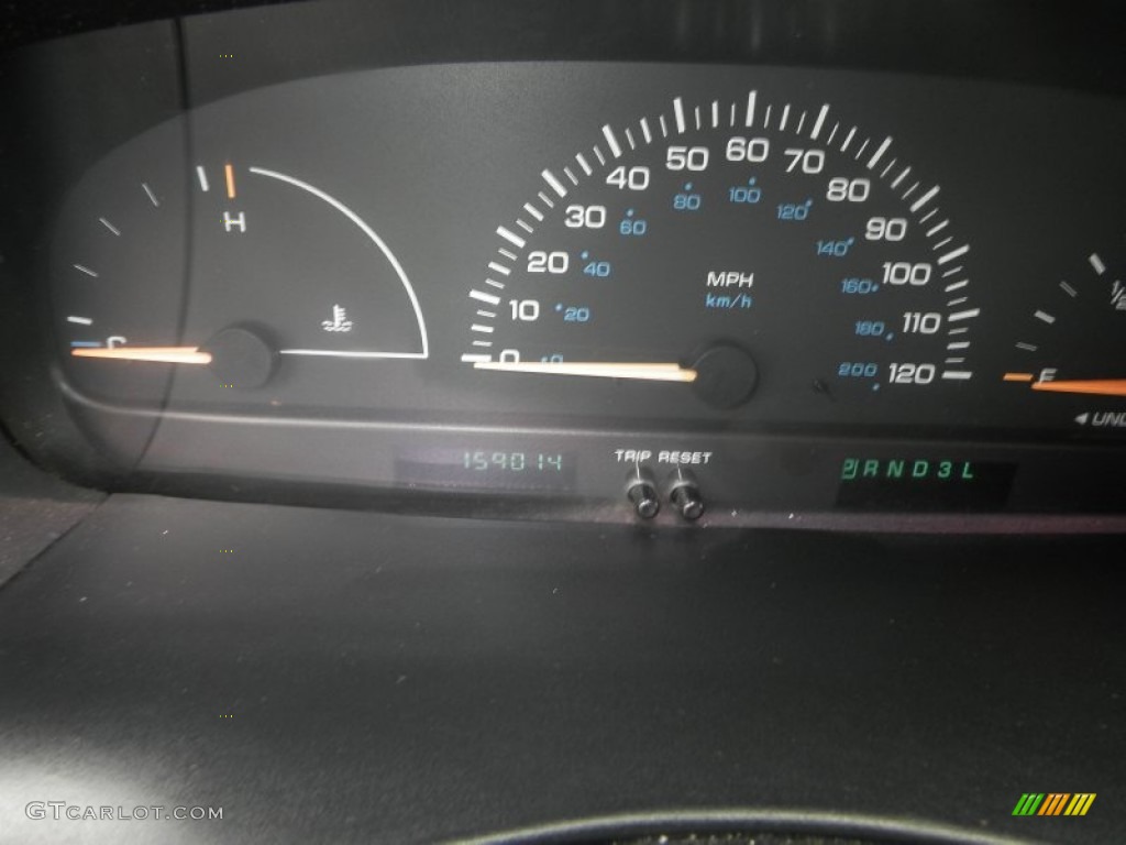 2000 Grand Caravan  - Patriot Blue Pearlcoat / Mist Gray photo #4