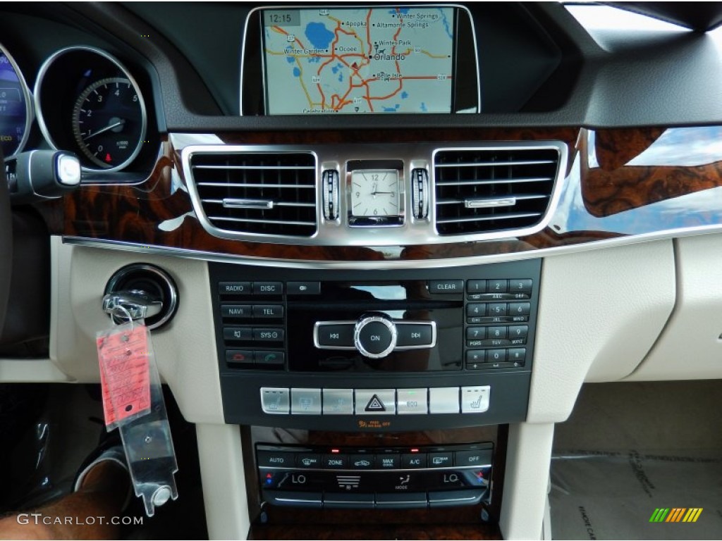 2014 E 350 Sedan - Black / Silk Beige/Espresso Brown photo #11