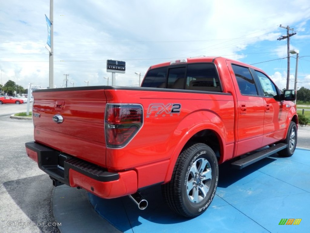 Race Red 2013 Ford F150 FX2 SuperCrew Exterior Photo #85320467