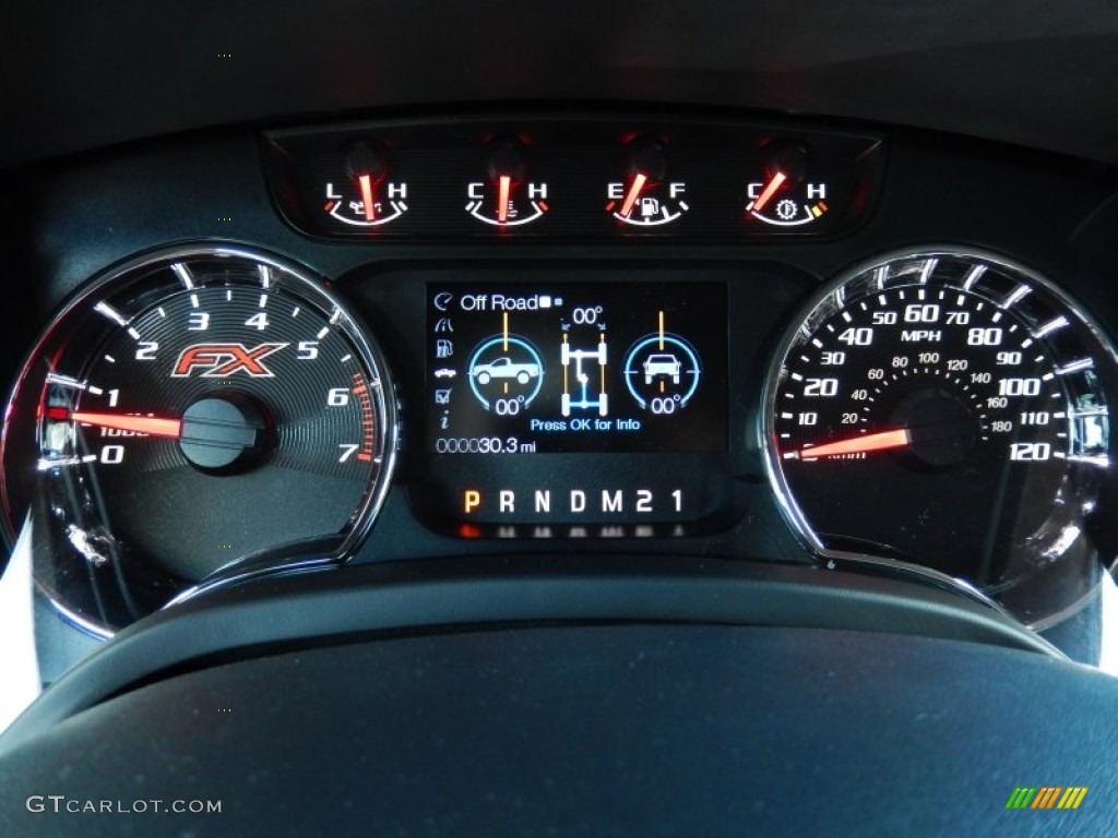 2013 Ford F150 FX2 SuperCrew Gauges Photo #85320659