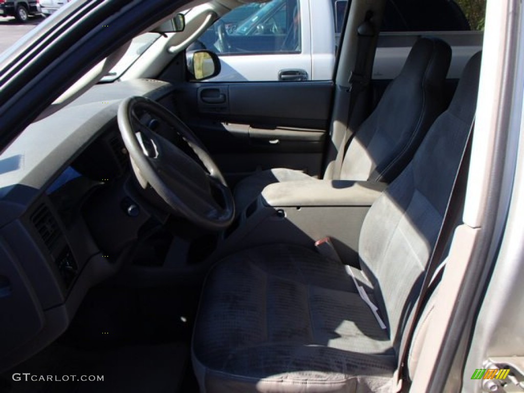 2002 Durango Sport 4x4 - Light Pewter Metallic / Dark Slate Gray photo #8