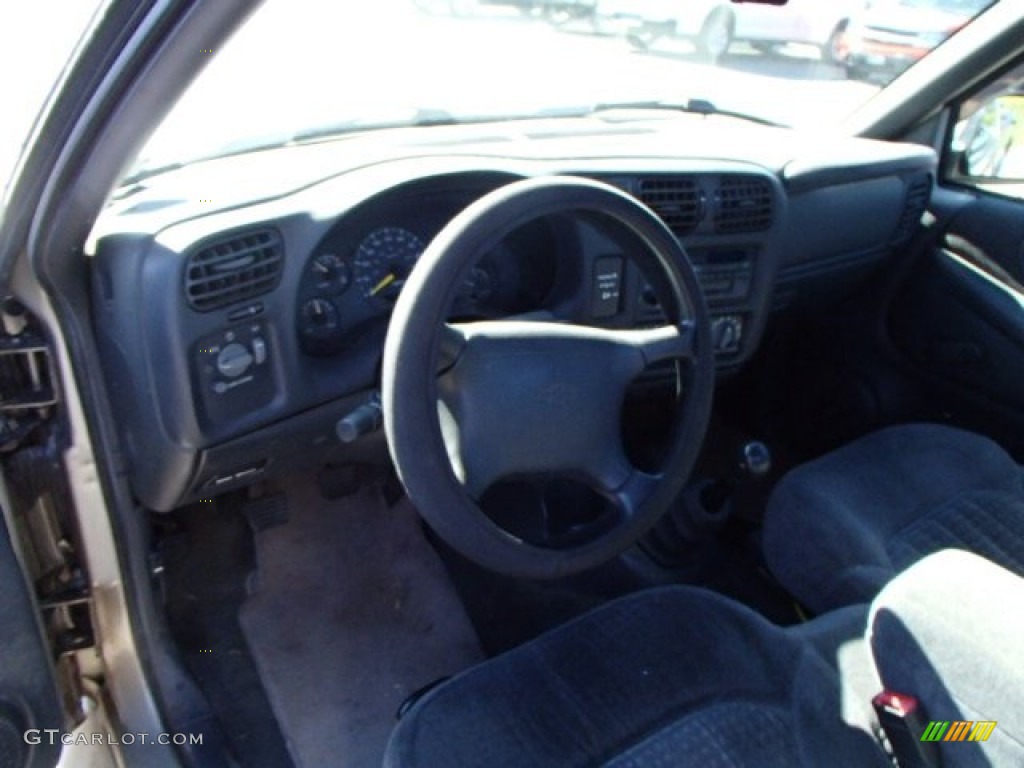 1998 S10 LS Regular Cab - Pewter Metallic / Graphite photo #9