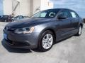 2013 Platinum Gray Metallic Volkswagen Jetta Hybrid SEL  photo #3