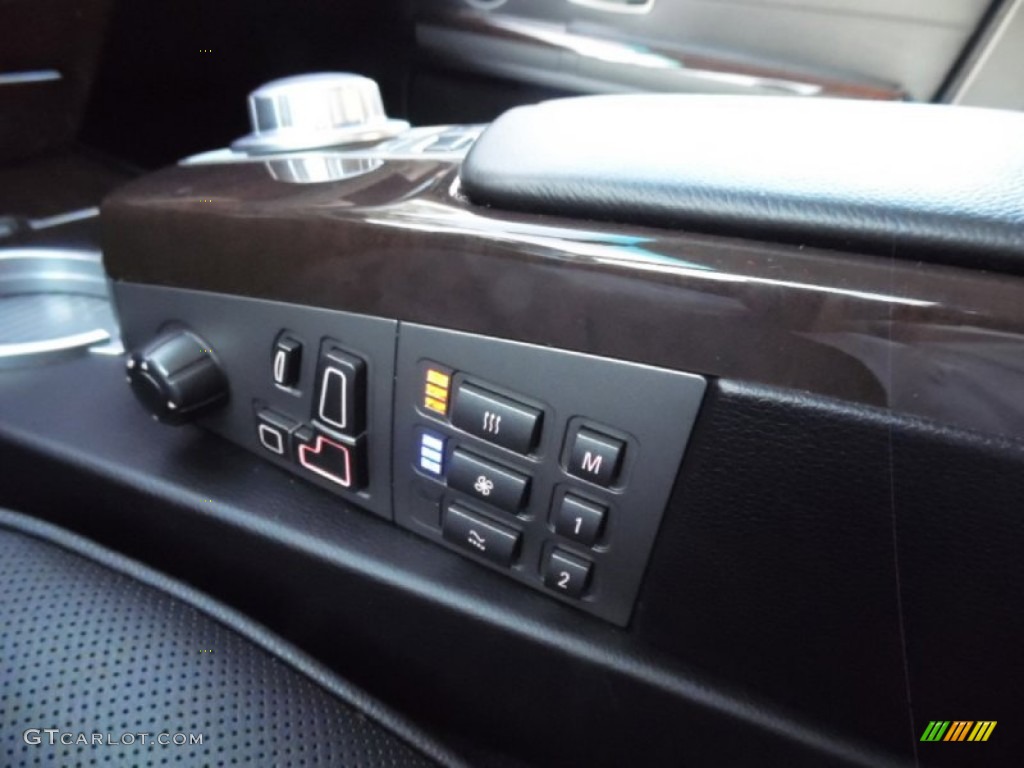 2007 7 Series 750i Sedan - Black Sapphire Metallic / Black photo #22