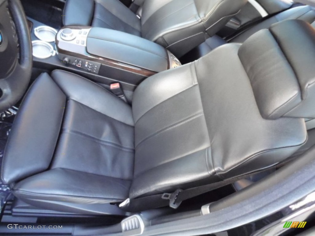 2007 7 Series 750i Sedan - Black Sapphire Metallic / Black photo #24