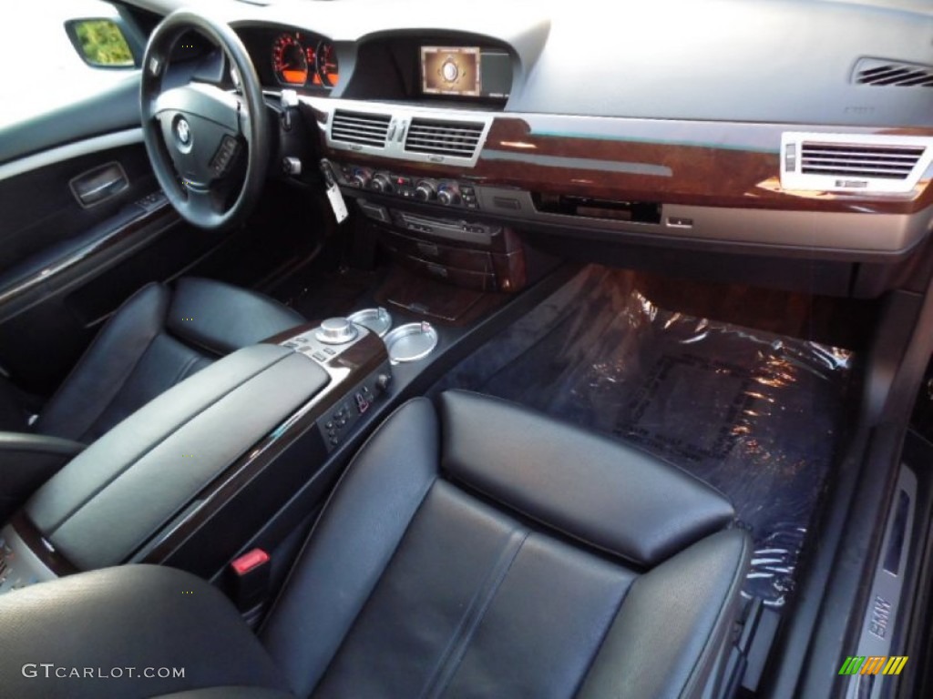 2007 7 Series 750i Sedan - Black Sapphire Metallic / Black photo #33