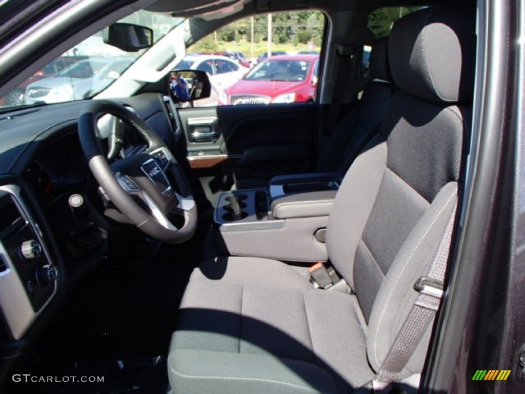 2014 Sierra 1500 SLE Crew Cab 4x4 - Iridium Metallic / Jet Black photo #10