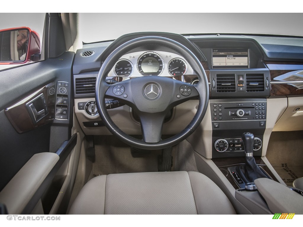 2012 Mercedes-Benz GLK 350 Almond/Black Dashboard Photo #85324751