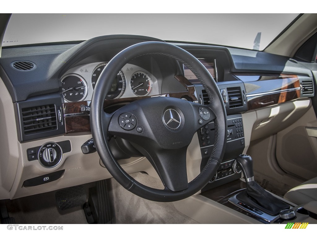 2012 Mercedes-Benz GLK 350 Almond/Black Dashboard Photo #85325292