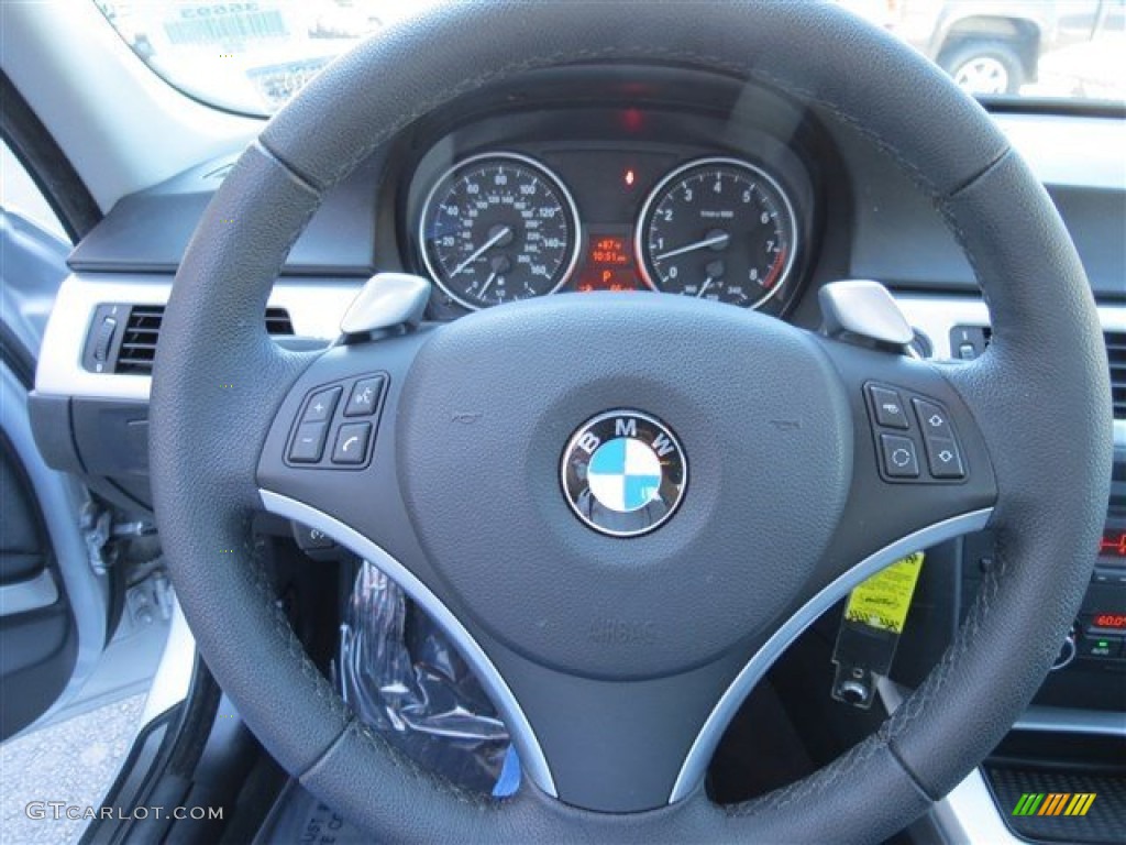 2010 3 Series 335i Sedan - Titanium Silver Metallic / Black photo #18