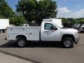 Summit White - Silverado 3500HD WT Regular Cab Utility Truck Photo No. 5