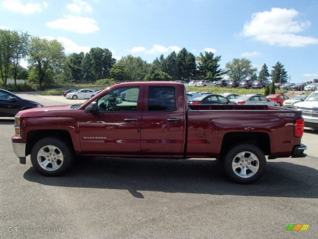 2014 Silverado 1500 LTZ Z71 Double Cab 4x4 - Deep Ruby Metallic / Jet Black photo #1