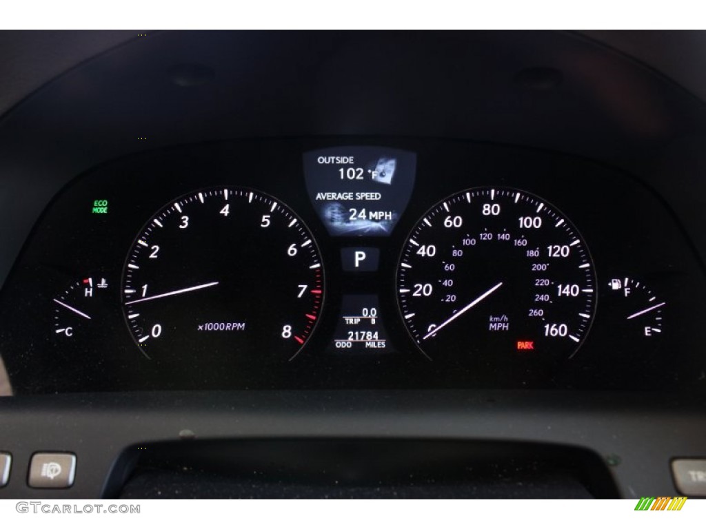 2010 Lexus LS 460 L Gauges Photo #85329575