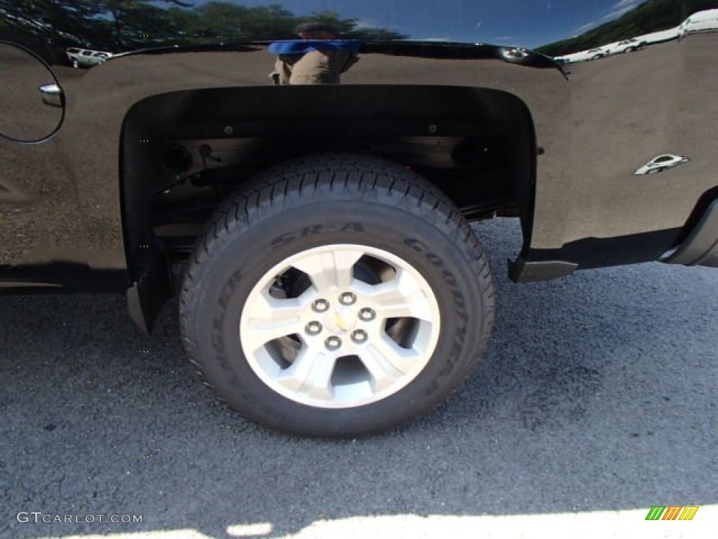 2014 Silverado 1500 LTZ Z71 Crew Cab 4x4 - Black / Cocoa/Dune photo #9