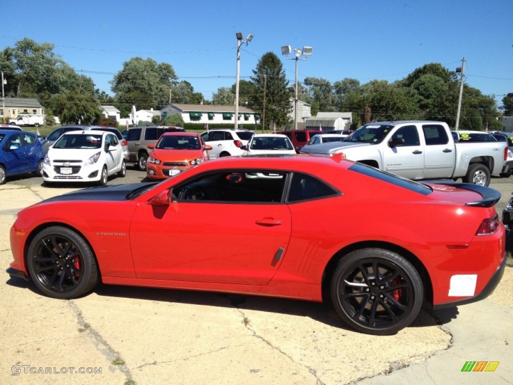 2014 Camaro SS/RS Coupe - Red Hot / Black photo #4