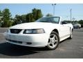 2003 Oxford White Ford Mustang V6 Convertible  photo #1