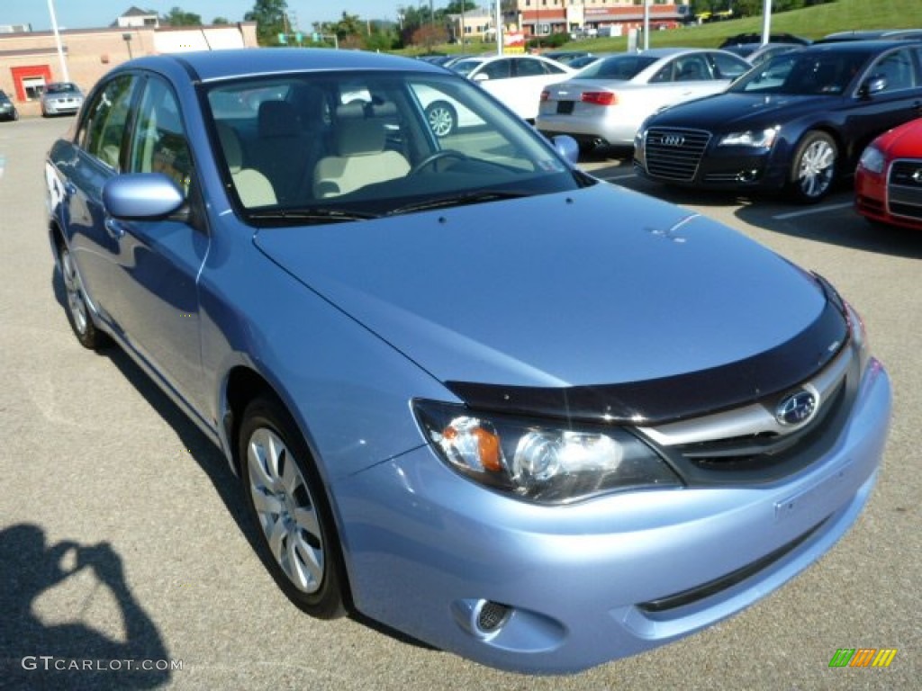 2011 Impreza 2.5i Sedan - Sky Blue Pearl / Ivory photo #6
