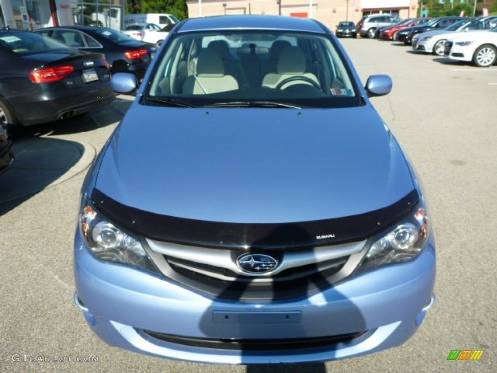 2011 Impreza 2.5i Sedan - Sky Blue Pearl / Ivory photo #7
