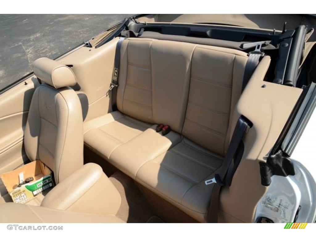 2003 Mustang V6 Convertible - Oxford White / Medium Parchment photo #13