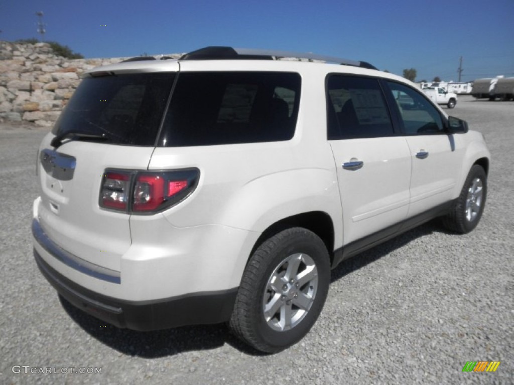 White Diamond Tricoat 2014 GMC Acadia SLE Exterior Photo #85331807