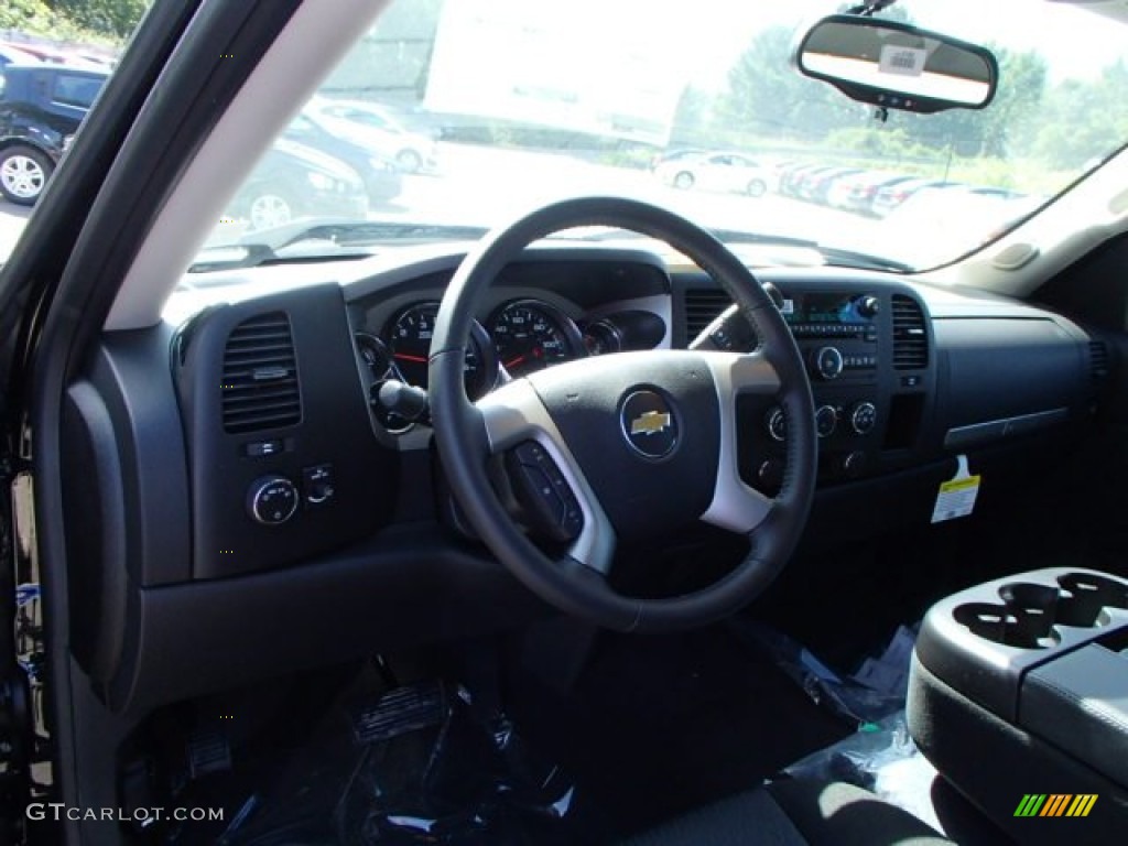 2013 Silverado 1500 LT Regular Cab 4x4 - Black / Ebony photo #11