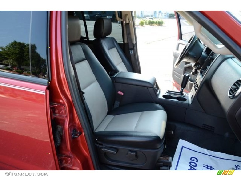 2007 Explorer Sport Trac Limited - Red Fire / Dark Charcoal/Camel photo #19