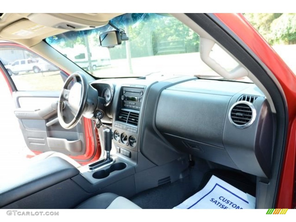 2007 Explorer Sport Trac Limited - Red Fire / Dark Charcoal/Camel photo #20