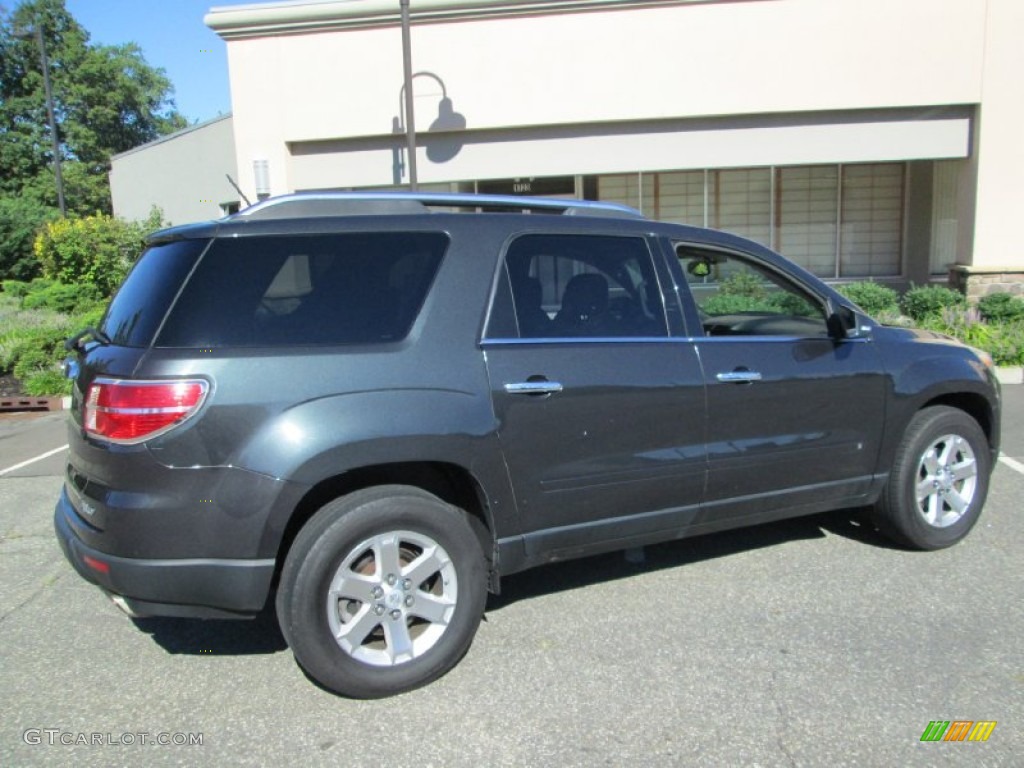 2007 Outlook XR AWD - Dark Spiral Gray Metallic / Gray photo #8