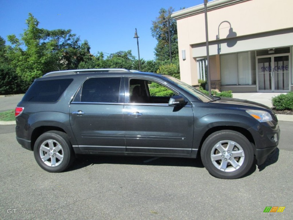 2007 Outlook XR AWD - Dark Spiral Gray Metallic / Gray photo #9