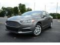 2014 Sterling Gray Ford Fusion SE  photo #1