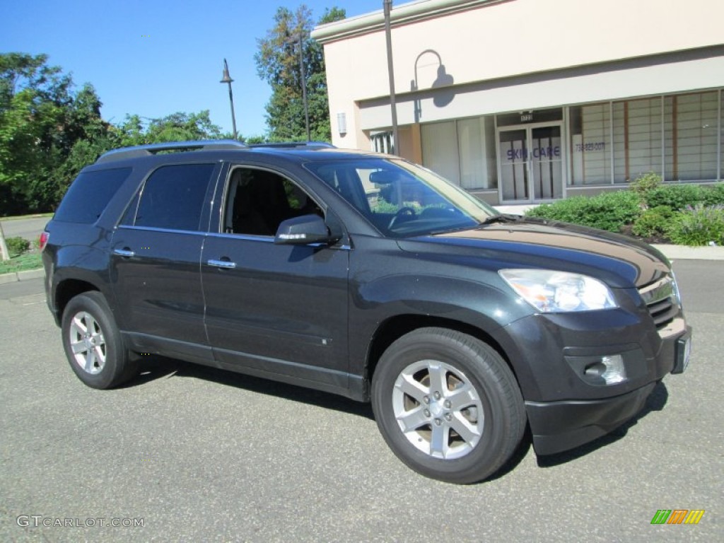 2007 Outlook XR AWD - Dark Spiral Gray Metallic / Gray photo #10