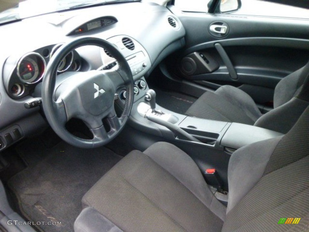 Dark Charcoal Interior 2008 Mitsubishi Eclipse GS Coupe Photo #85333130