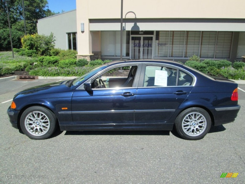 1999 3 Series 328i Sedan - Orient Blue Metallic / Sand photo #3