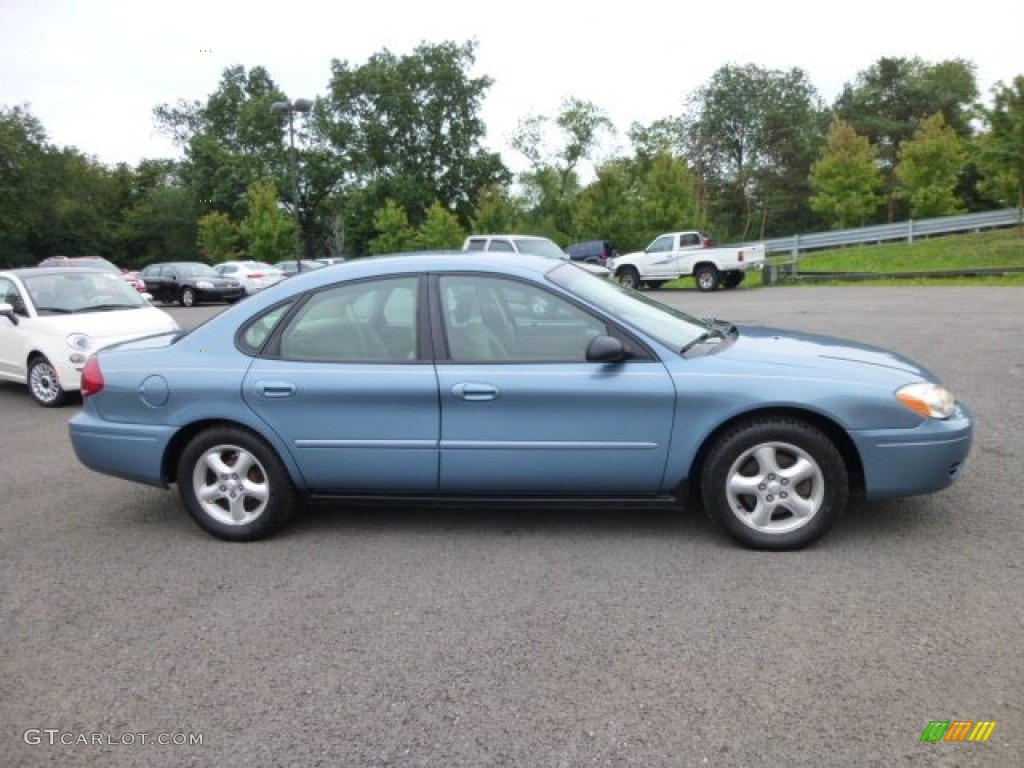 2006 Taurus SE - Windveil Blue Metallic / Medium/Dark Pebble Beige photo #8