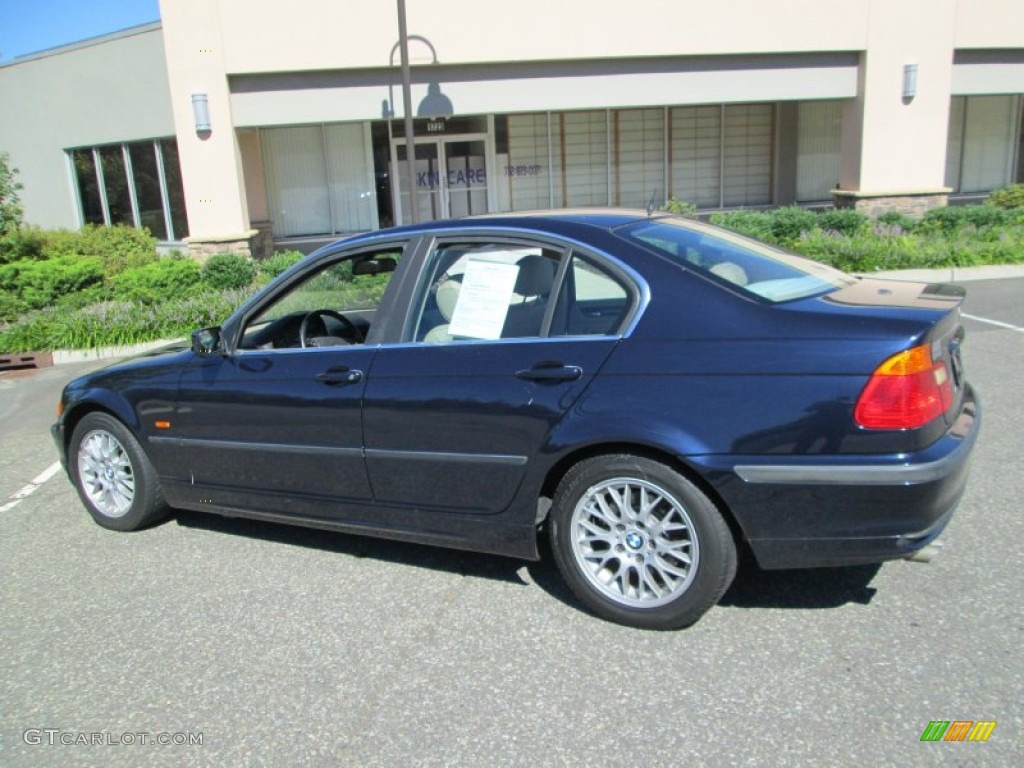 1999 3 Series 328i Sedan - Orient Blue Metallic / Sand photo #4