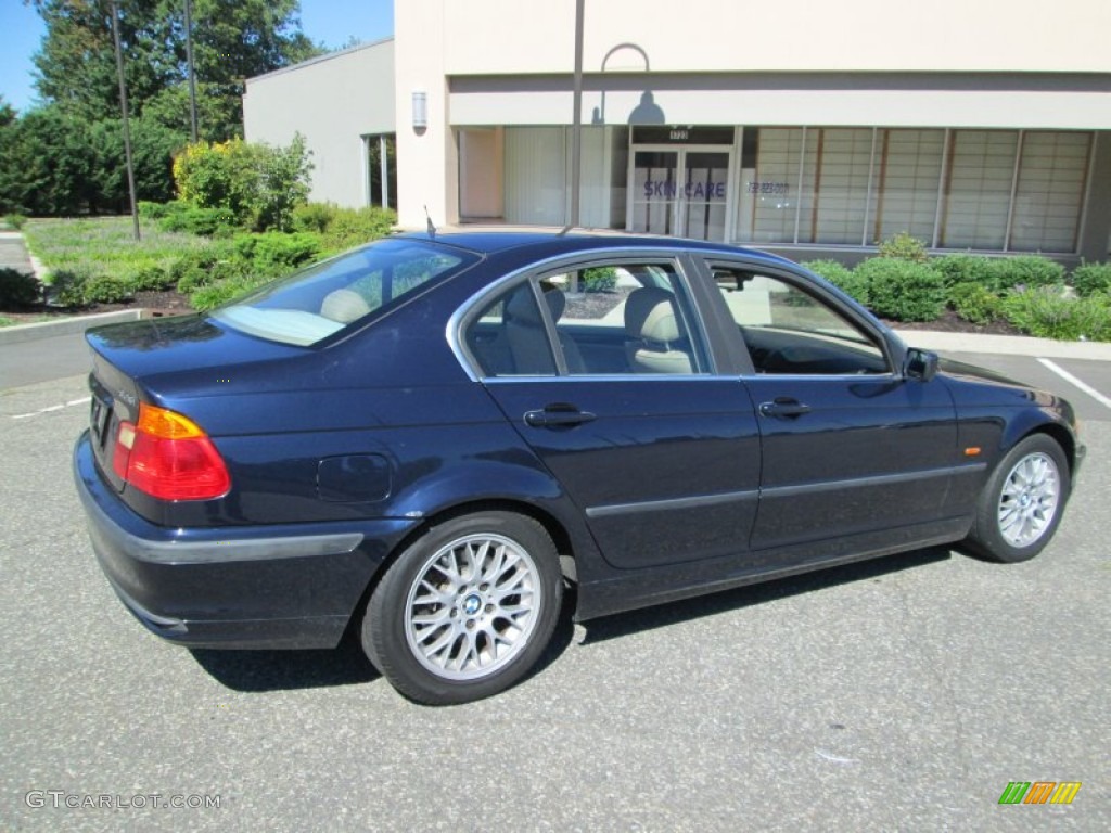 1999 3 Series 328i Sedan - Orient Blue Metallic / Sand photo #8