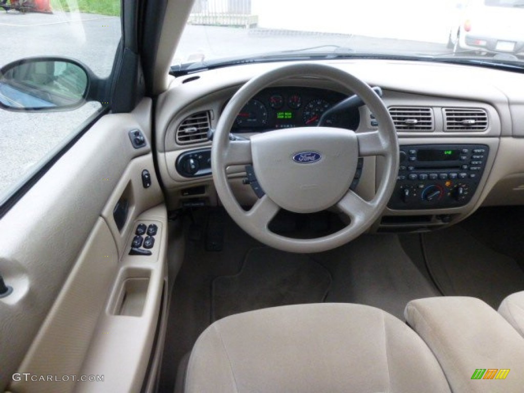 2006 Taurus SE - Windveil Blue Metallic / Medium/Dark Pebble Beige photo #14