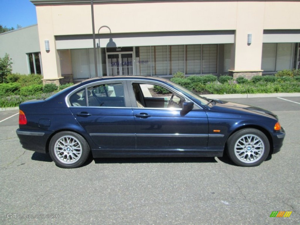 1999 3 Series 328i Sedan - Orient Blue Metallic / Sand photo #9