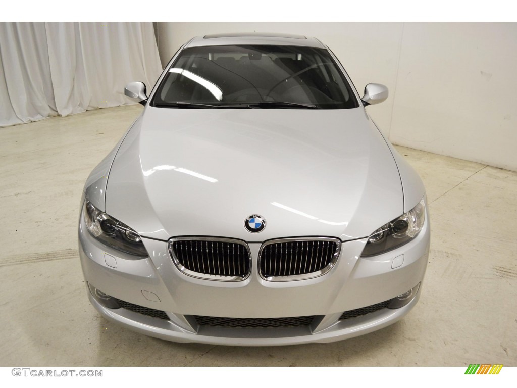 2010 3 Series 335i Coupe - Titanium Silver Metallic / Black photo #4