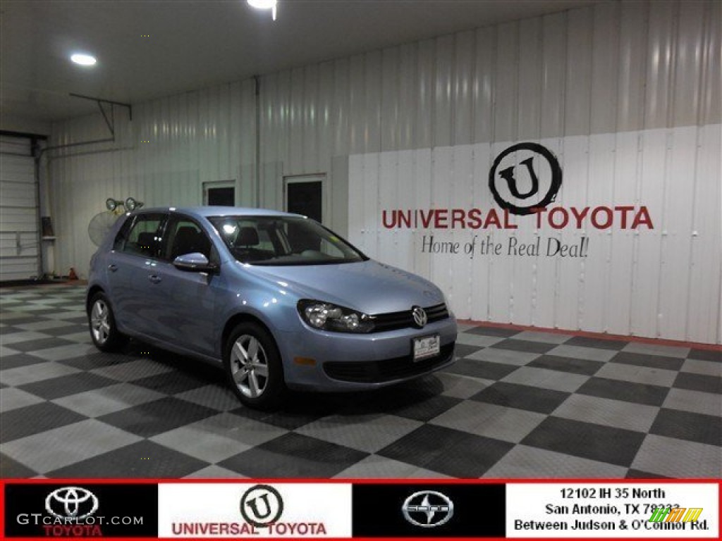 2011 Golf 4 Door - Shark Blue Metallic / Titan Black photo #1