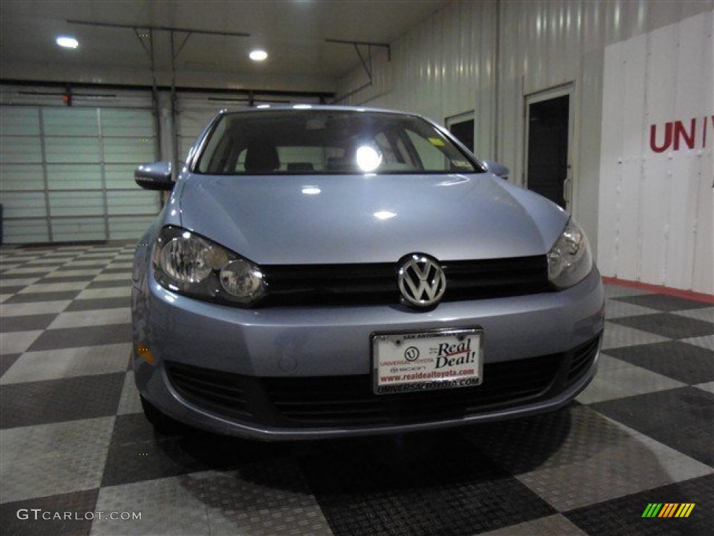 2011 Golf 4 Door - Shark Blue Metallic / Titan Black photo #2