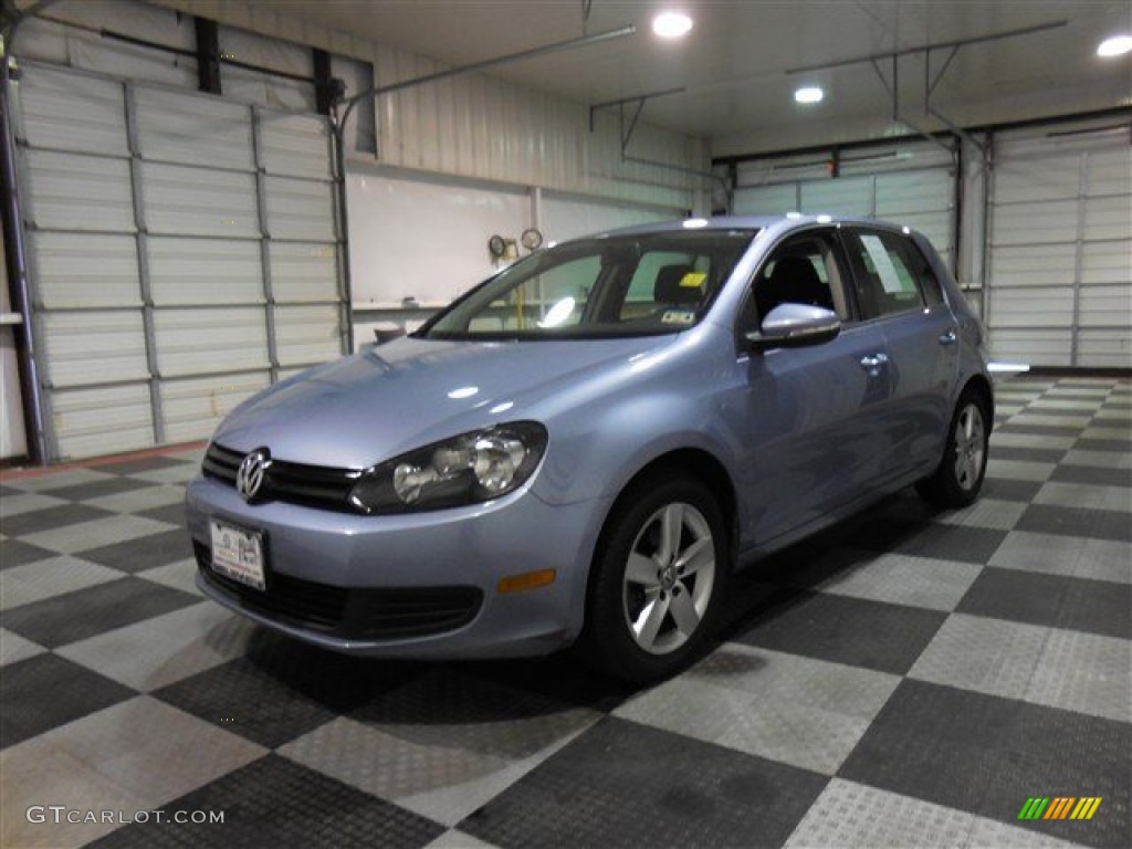 2011 Golf 4 Door - Shark Blue Metallic / Titan Black photo #3