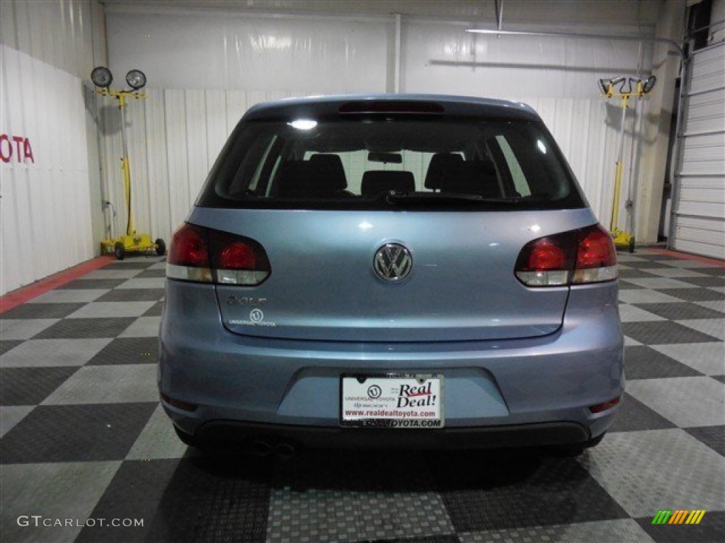 2011 Golf 4 Door - Shark Blue Metallic / Titan Black photo #6