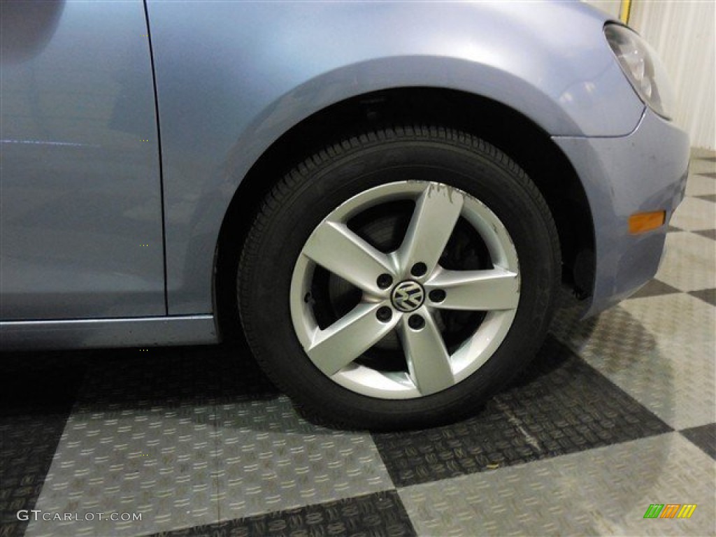 2011 Golf 4 Door - Shark Blue Metallic / Titan Black photo #8