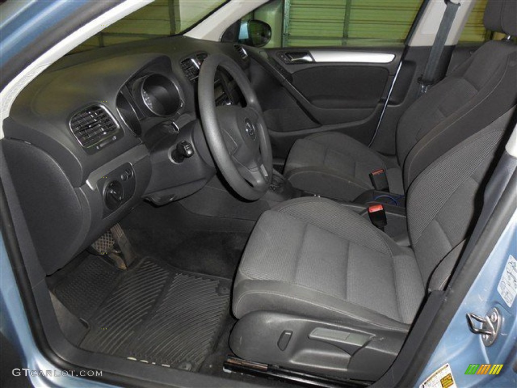 2011 Golf 4 Door - Shark Blue Metallic / Titan Black photo #10